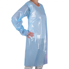 Set 10 Sorturi polietilena, de protectie, de unica folosinta , cu maneci lungi