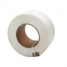 Banda de legat din PP (polipropilena), alb, 19 mm x 0,9 mm ( 1100 m/rola ), uz manual
