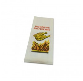 Pungi mici hartie pentru produse rotisate, 100 buc/set