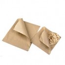 Pungi din hartie (tip coltar), natur, neimprimate, 15x15 cm, cutie 5000 buc