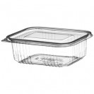 Set caserole PET, transparente, capac incorporat, 2000 cc,unica folosinta,100 buc/set