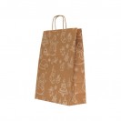 Punga cadou hartie , Sacosa cadou hartie, 32x12x41 cm, model CRACIUN8, set 20 bucati