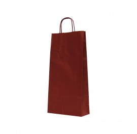 Set 20 Pungi cadou 1 sticla vin , hartie , sacose cadou hartie, culoare bordeaux