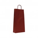 Set 20 Pungi cadou 1 sticla vin , hartie , sacose cadou hartie, culoare bordeaux